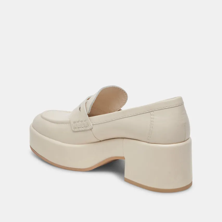YANNI LOAFERS IVORY LEATHER^Dolce Vita Clearance
