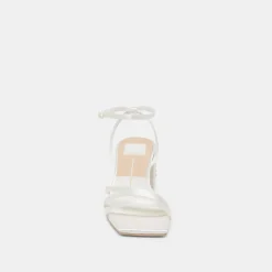 YSABEL PEARL HEELS TRUE WHITE SATIN^Dolce Vita Fashion