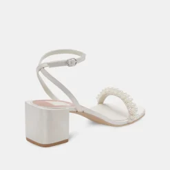 ZALIMA HEELS VANILLA PEARLS^Dolce Vita Best