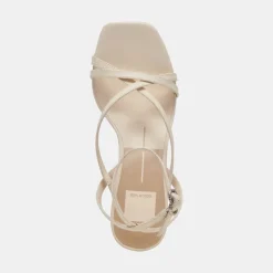 ZAMAL HEELS CREME LEATHER^Dolce Vita Sale