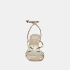 ZAMAL HEELS LIGHT GOLD CRINKLE PATENT^Dolce Vita Discount