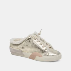 ZANTEL SNEAKERS PLATINUM DISTRESSED LEATHER^Dolce Vita Online
