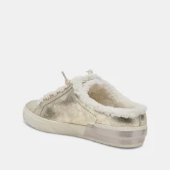 ZANTEL SNEAKERS PLATINUM DISTRESSED LEATHER^Dolce Vita Online