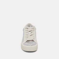 ZAYN 360 SNEAKERS SILVER DISTRESSED LEATHER^Dolce Vita Discount