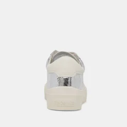 ZAYN 360 SNEAKERS SILVER DISTRESSED LEATHER^Dolce Vita Discount