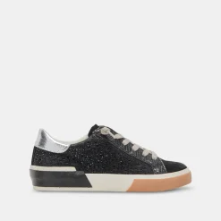 ZINA CRYSTAL SNEAKERS BLACK SUEDE^Dolce Vita Hot