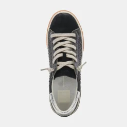 ZINA CRYSTAL SNEAKERS BLACK SUEDE^Dolce Vita Hot