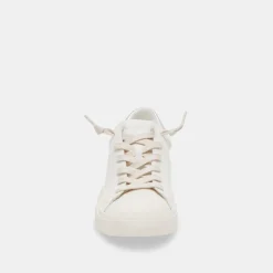 ZINA FOAM 360 SNEAKERS WHITE SILVER RECYCLED LEATHER^Dolce Vita Discount
