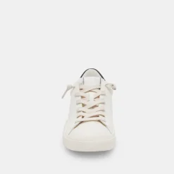 ZINA FOAM 360 SNEAKERS WHITE BLACK RECYCLED LEATHER^Dolce Vita Fashion