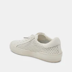 ZINA PERF 360 SNEAKERS WHITE LEATHER^Dolce Vita New