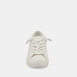 ZINA PERF 360 SNEAKERS WHITE LEATHER^Dolce Vita New