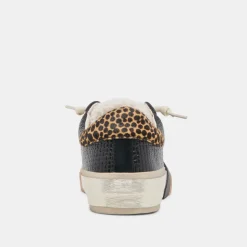 ZINA PLUSH SNEAKERS BLACK MULTI WOVEN^Dolce Vita Fashion