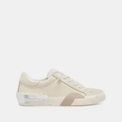ZINA PLUSH SNEAKERS OFF WHITE WOVEN^Dolce Vita Online