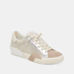 ZINA PLUSH SNEAKERS STONE CALF HAIR^Dolce Vita Outlet