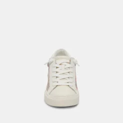 ZINA PRIDE SNEAKERS WHITE MULTI RAFFIA^Dolce Vita Hot