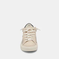 ZINA SNEAKERS BLACK NATURAL RAFFIA^Dolce Vita Clearance