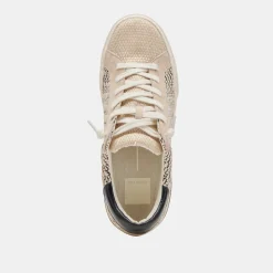 ZINA SNEAKERS BLACK NATURAL RAFFIA^Dolce Vita Clearance