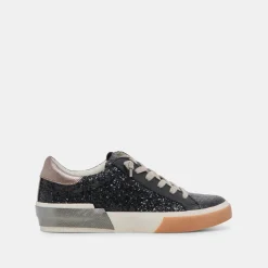 ZINA SNEAKERS BLACK SHIMMER GLITTER^Dolce Vita Online