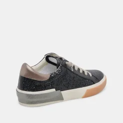 ZINA SNEAKERS BLACK SHIMMER GLITTER^Dolce Vita Online