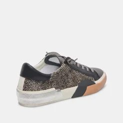 ZINA SNEAKERS BLACK SPOTTED CALF HAIR^Dolce Vita Fashion