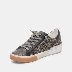 ZINA SNEAKERS BLACK SPOTTED CALF HAIR^Dolce Vita Fashion