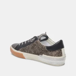 ZINA SNEAKERS BLACK SPOTTED CALF HAIR^Dolce Vita Fashion