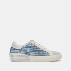 ZINA SNEAKERS BLUE MULTI DENIM^Dolce Vita New
