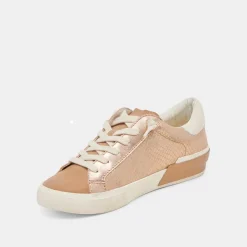 ZINA SNEAKERS BRONZE EMBOSSED LEATHER^Dolce Vita Best