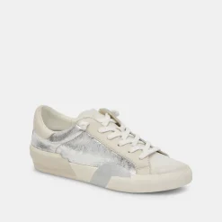 ZINA SNEAKERS CHROME DISTRESSED LEATHER^Dolce Vita Hot