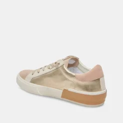 ZINA SNEAKERS GOLD LEATHER^Dolce Vita Sale