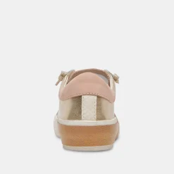 ZINA SNEAKERS GOLD LEATHER^Dolce Vita Sale