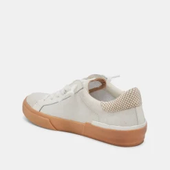 ZINA SNEAKERS IVORY MULTI CRACKLED LEATHER^Dolce Vita Best