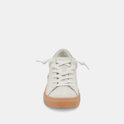 ZINA SNEAKERS IVORY MULTI CRACKLED LEATHER^Dolce Vita Best