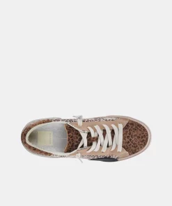 ZINA SNEAKERS LEOPARD MULTI DUSTED SUEDE^Dolce Vita Fashion