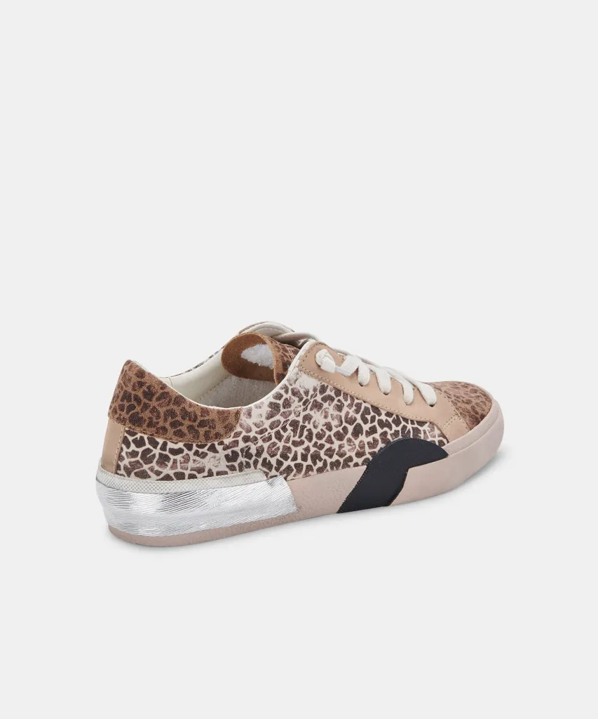 ZINA SNEAKERS LEOPARD MULTI DUSTED SUEDE^Dolce Vita Fashion