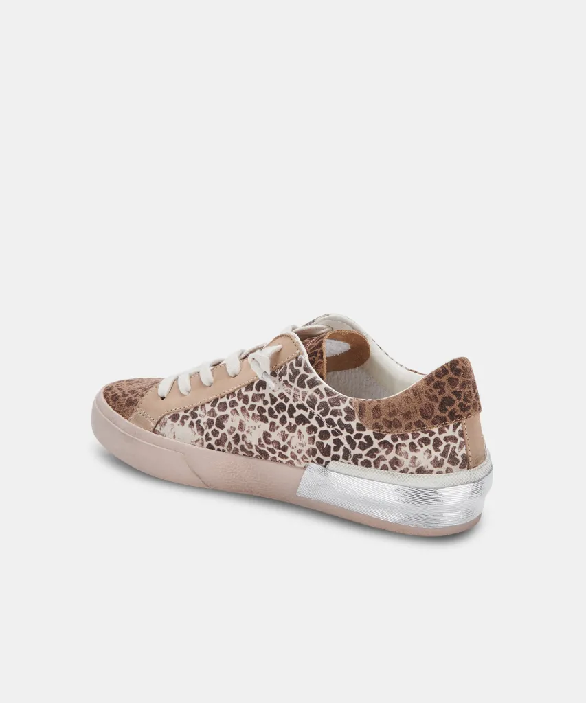 ZINA SNEAKERS LEOPARD MULTI DUSTED SUEDE^Dolce Vita Fashion