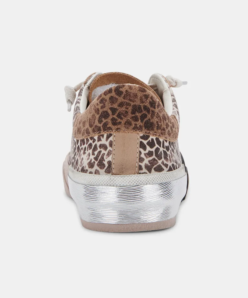 ZINA SNEAKERS LEOPARD MULTI DUSTED SUEDE^Dolce Vita Fashion