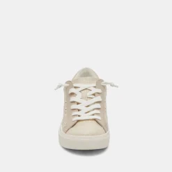 ZINA SNEAKERS OATMEAL FLORAL EYELET^Dolce Vita Hot