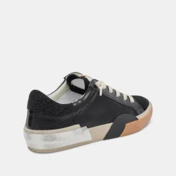 ZINA SNEAKERS ONYX EMBOSSED LEATHER^Dolce Vita Sale