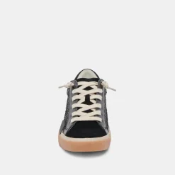 ZINA SNEAKERS ONYX EMBOSSED LEATHER^Dolce Vita Sale