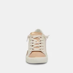 ZINA SNEAKERS SAND EMBOSSED LEATHER^Dolce Vita Online