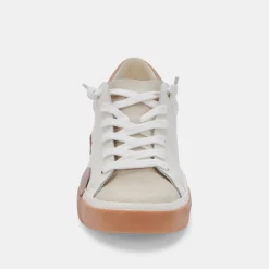 ZINA SNEAKERS WHITE TAN^Dolce Vita New