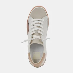 ZINA SNEAKERS WHITE TAN^Dolce Vita New