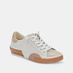 ZINA SNEAKERS WHITE TAN^Dolce Vita New