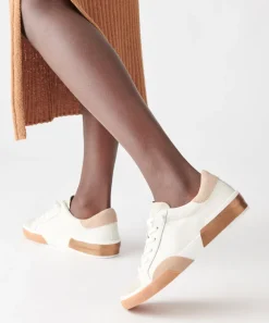 ZINA SNEAKERS WHITE TAN^Dolce Vita New