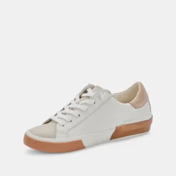 ZINA SNEAKERS WHITE TAN^Dolce Vita New