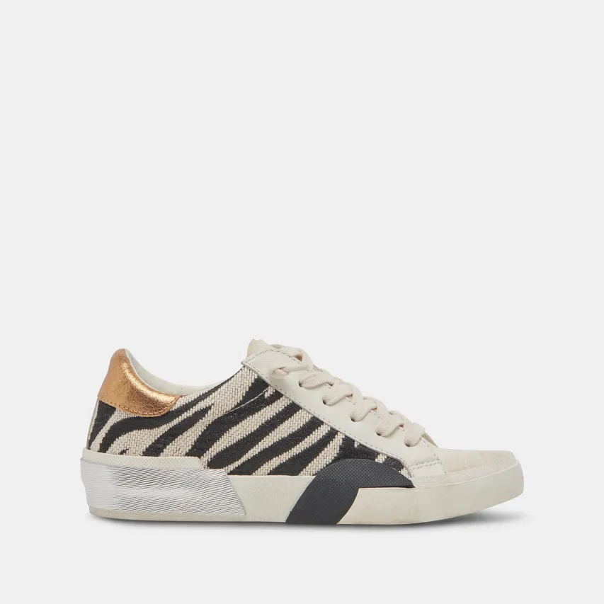 ZINA SNEAKERS ZEBRA FABRIC^Dolce Vita Online