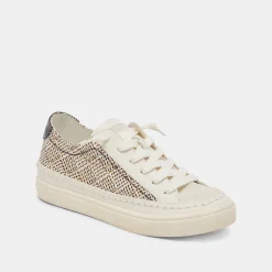 ZOLEN SNEAKERS BLACK NATURAL RAFFIA^Dolce Vita Hot