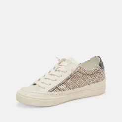 ZOLEN SNEAKERS BLACK NATURAL RAFFIA^Dolce Vita Hot