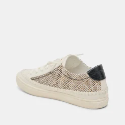 ZOLEN SNEAKERS BLACK NATURAL RAFFIA^Dolce Vita Hot
